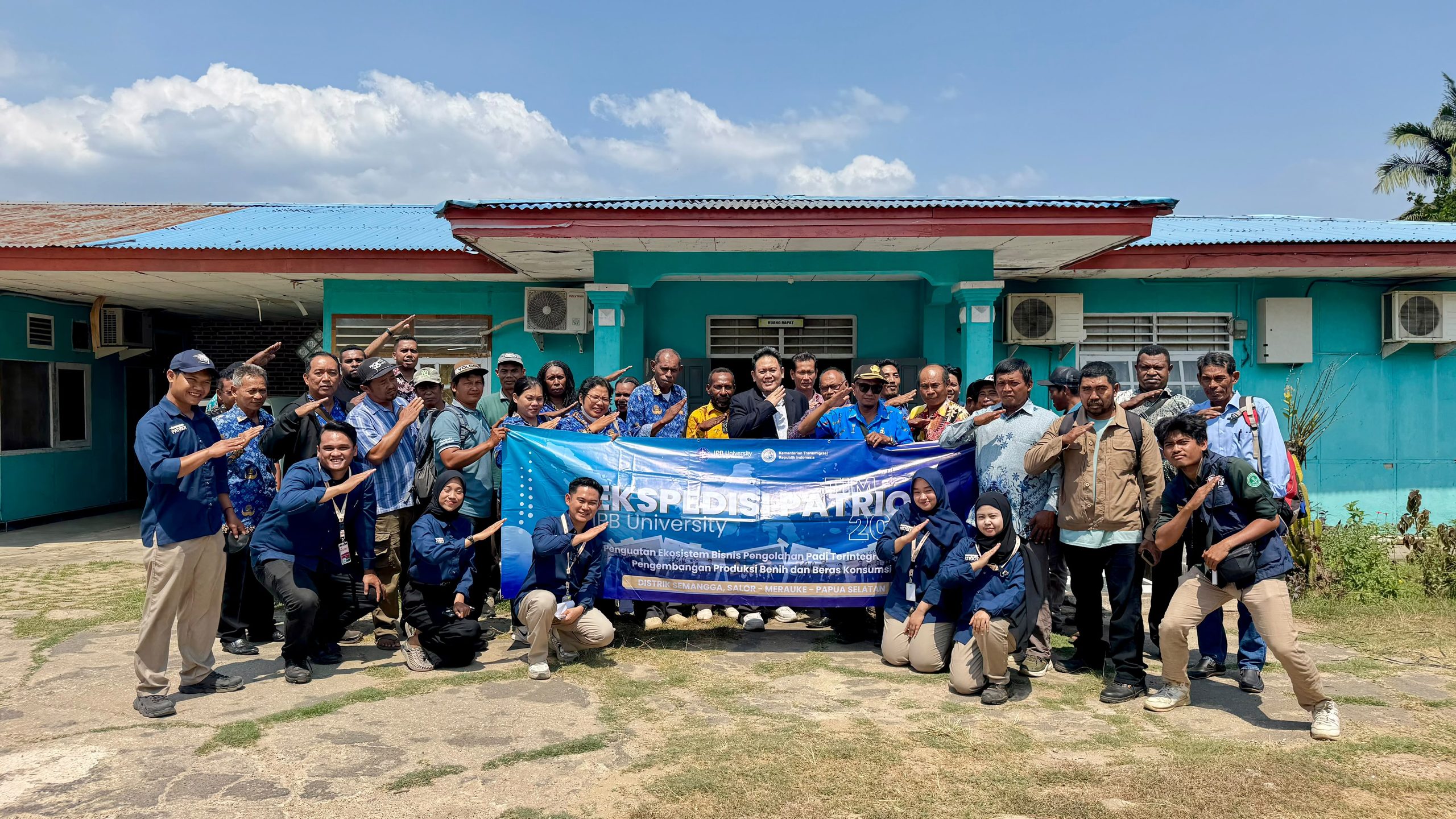TEP IPB University Dorong Penguatan Ekosistem Bisnis Padi Merauke